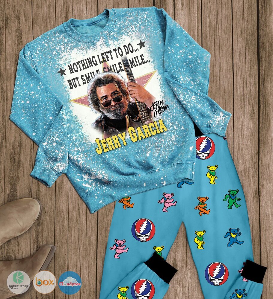 Grateful_Dead_Jerry_Garcia_Nothing_left_to_do_But_smile_long_sleeves_Pajamas_Set