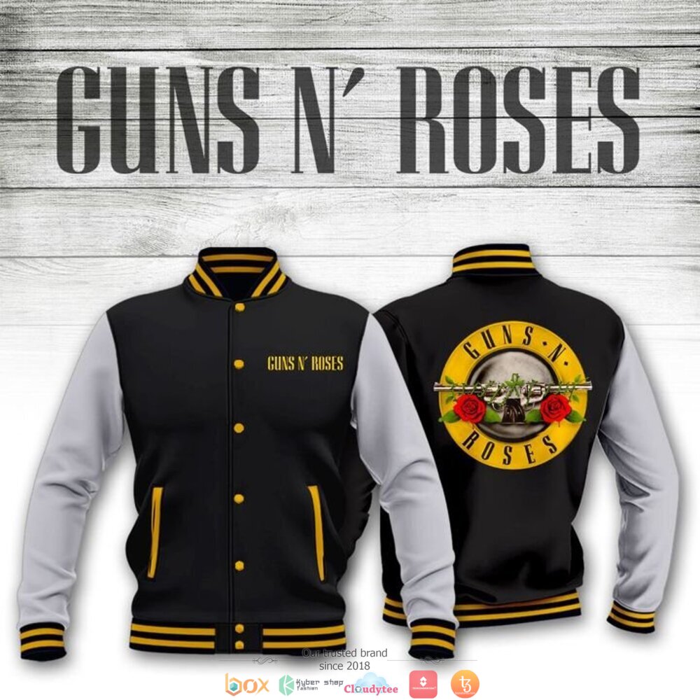 Guns_N_Roses_black_grey_Baseball_jacket