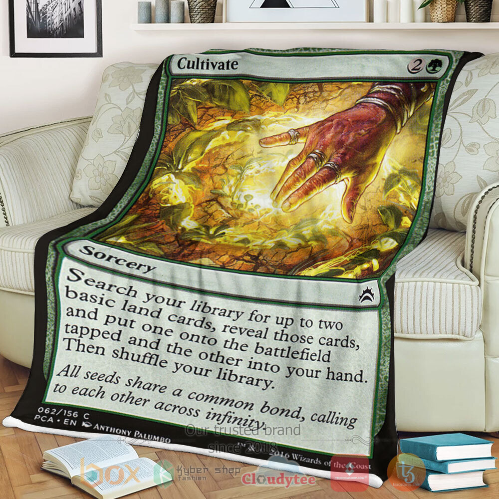 HOT_Magic_The_Gathering_62_Cultivate_Fleece_Blanket