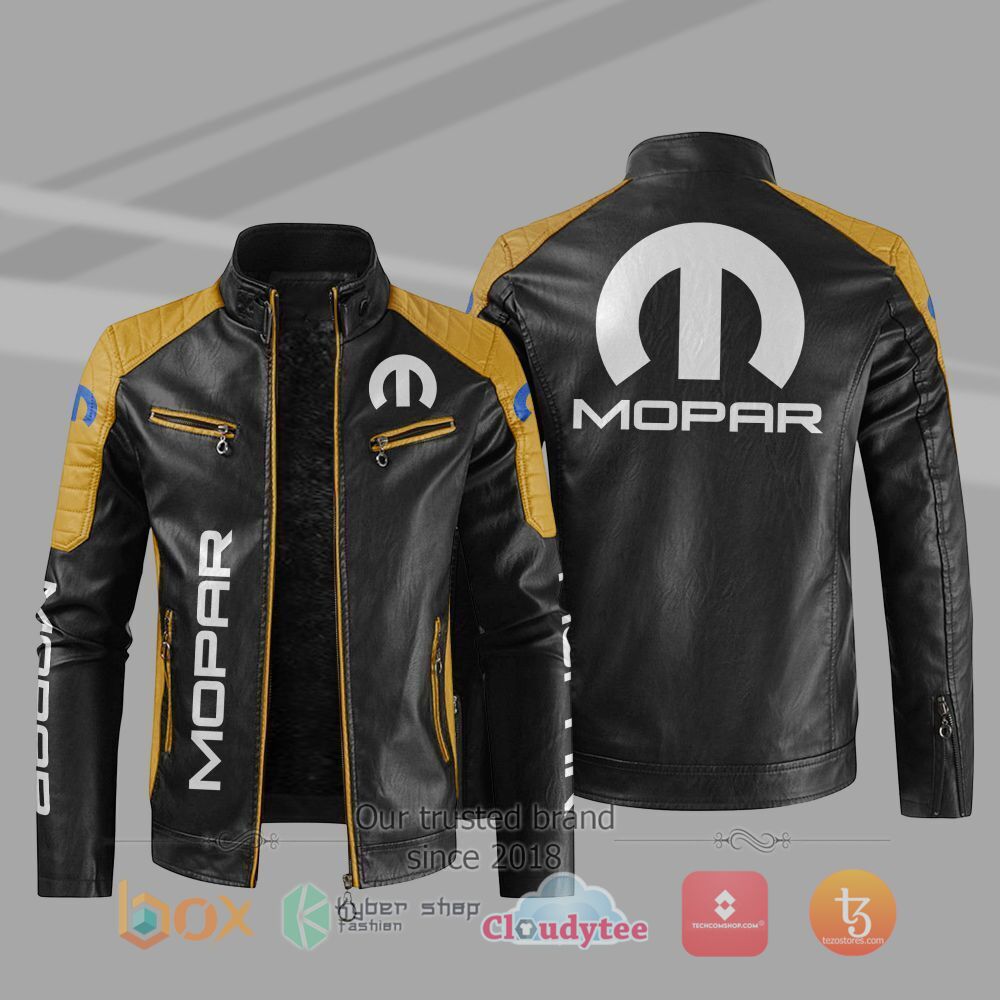 HOT_Mopar_Car_Motor_Block_Leather_Jacket_1