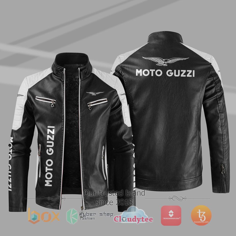 HOT_Moto_Guzzi_Car_Motor_Block_Leather_Jacket