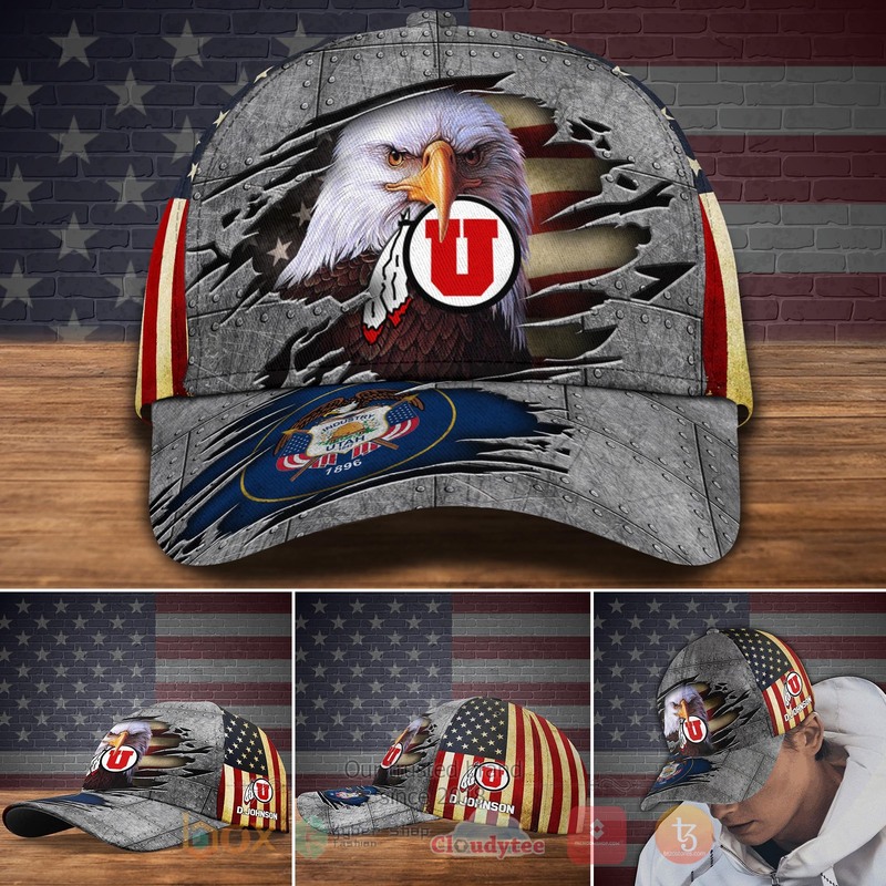 HOT_NCAA_Utah_Utes_Custom_Name_Cap