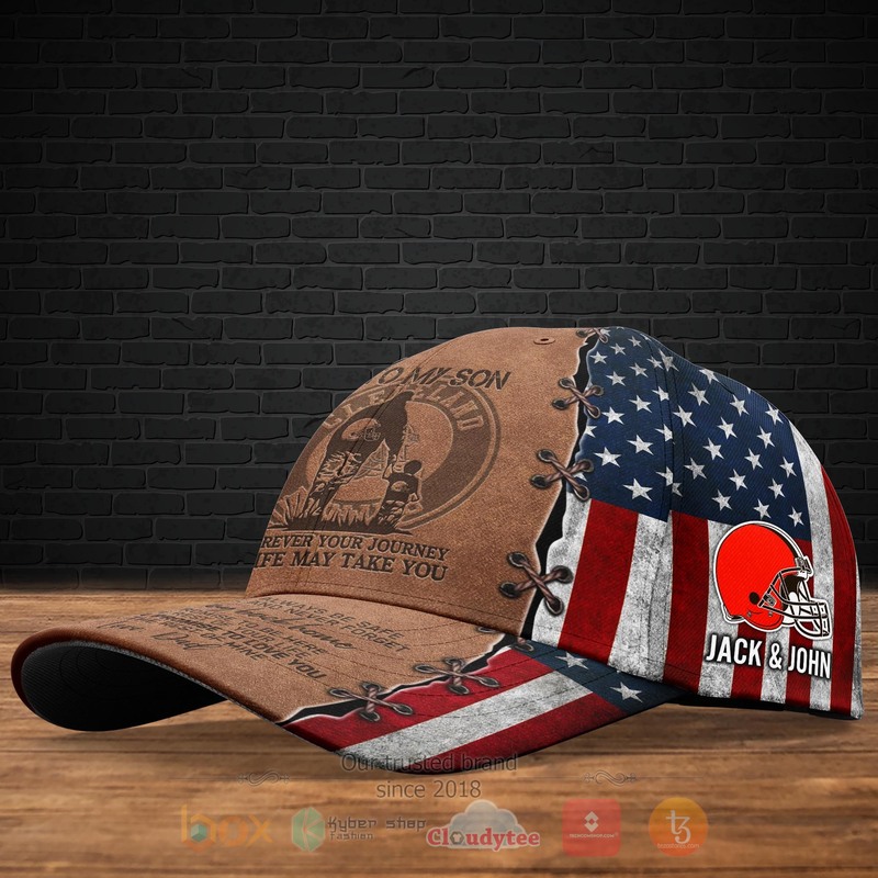 HOT_NFL_Cleveland_Browns_To_My_Son_Custom_Name_Cap_1