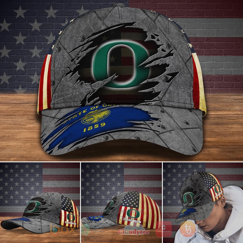 HOT_Oregon_Ducks_NCAA_Custom_Name_Cap