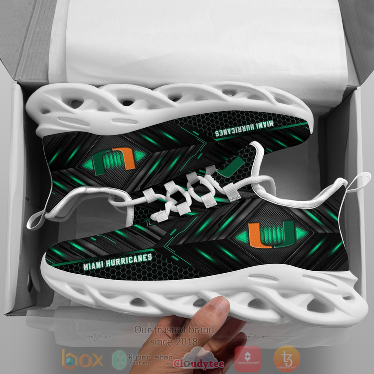 HOT_Personalized_Miami_Hurricanes_NCAA_Clunky_Sneakers_Shoes