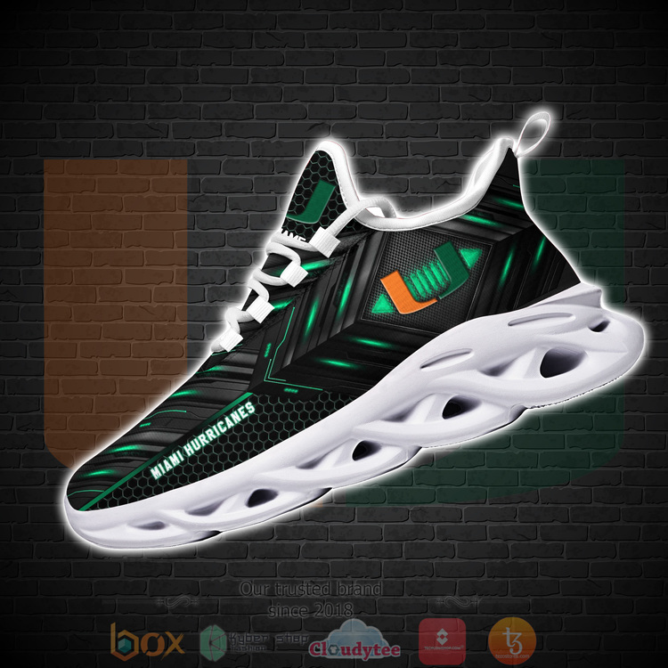 HOT_Personalized_Miami_Hurricanes_NCAA_Clunky_Sneakers_Shoes_1