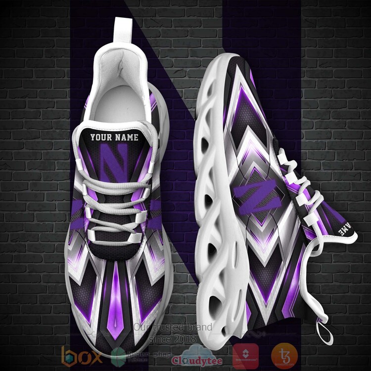 HOT_Personalized_NCAA_Northwestern_Wildcats_Football_Team_Clunky_Sneakers_Shoes_1