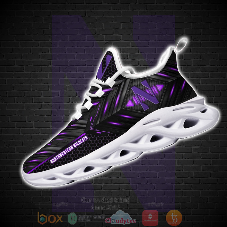 HOT_Personalized_Northwestern_Wildcats_NCAA_Clunky_Sneakers_Shoes_1
