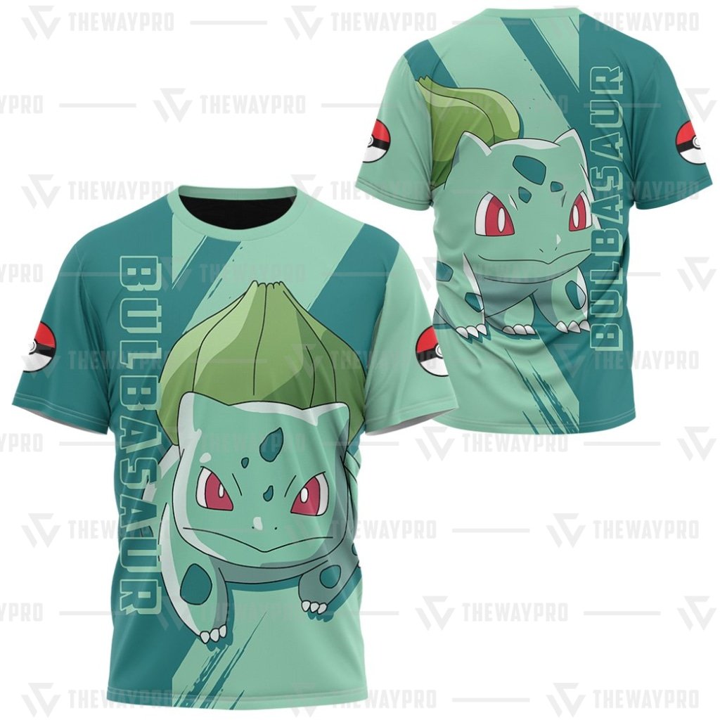 HOT_Pokemon_Anime_Bulbasaur_T-Shirt_1