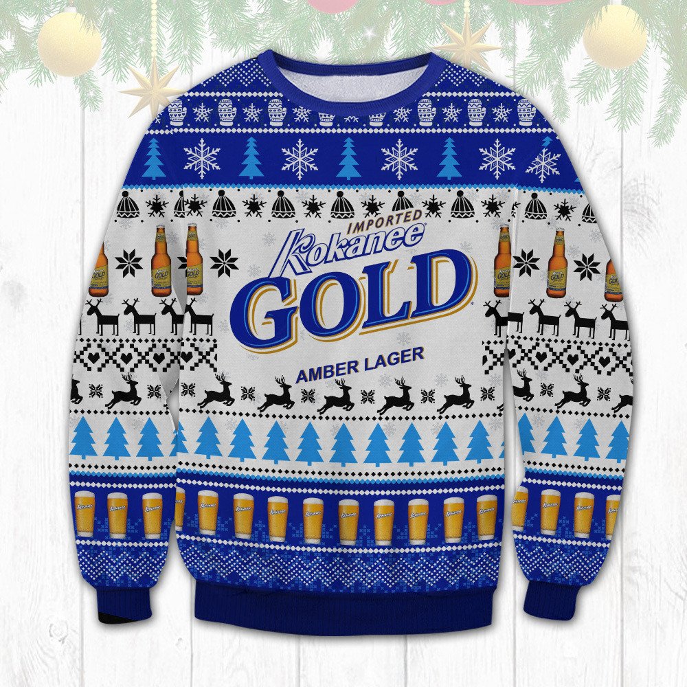 Imported_Kokanee_Gold_Amber_Lager_Beer_Christmas_Sweater