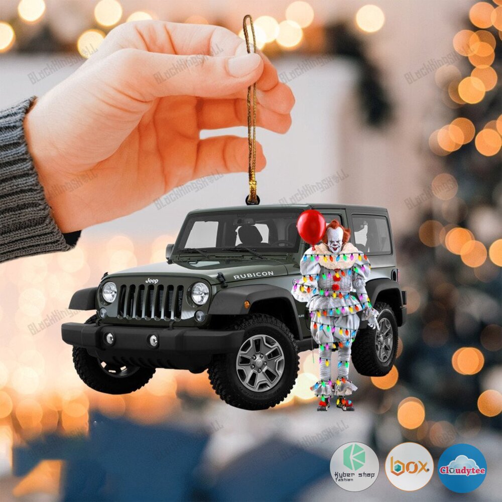 It_Pennywise_Rubicon_jeep_Led_Lights_Christmas_Ornament
