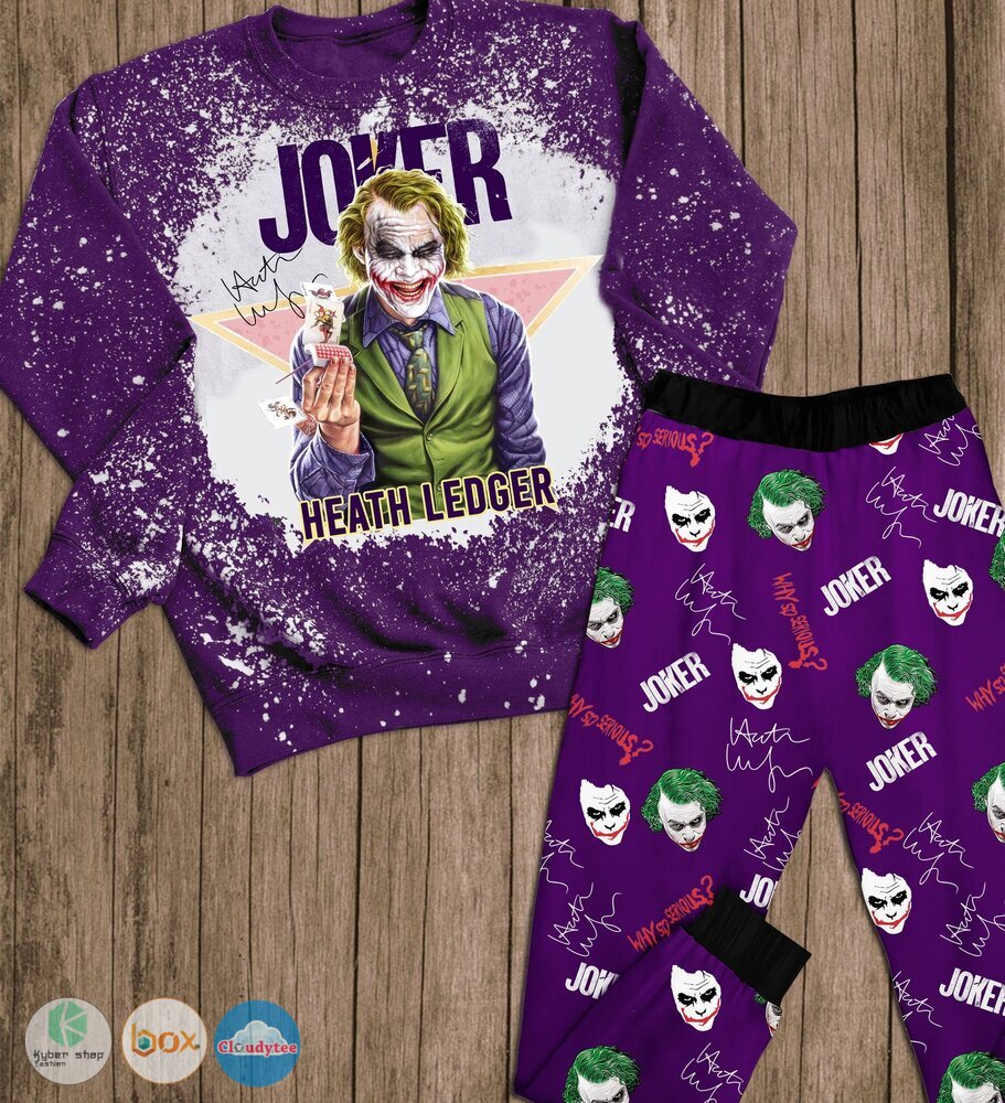 Joker_Heath_Ledger_Why_so_serious_long_sleeves_Pajamas_Set