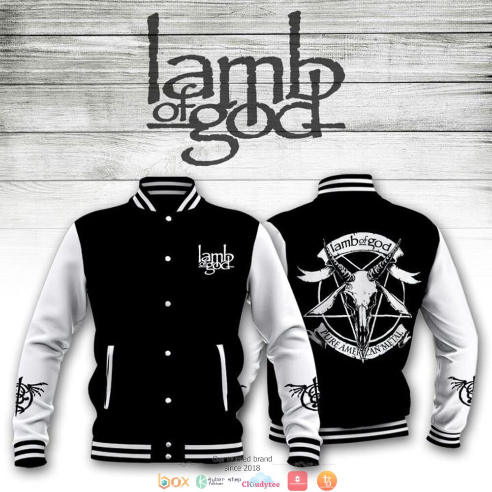Lamb_Of_God_band_Pure_American_Metal_Baseball_jacket