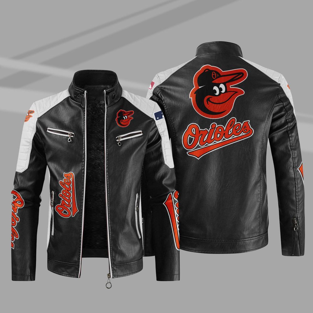 MLB_Baltimore_Orioles_Block_Leather_Jacket