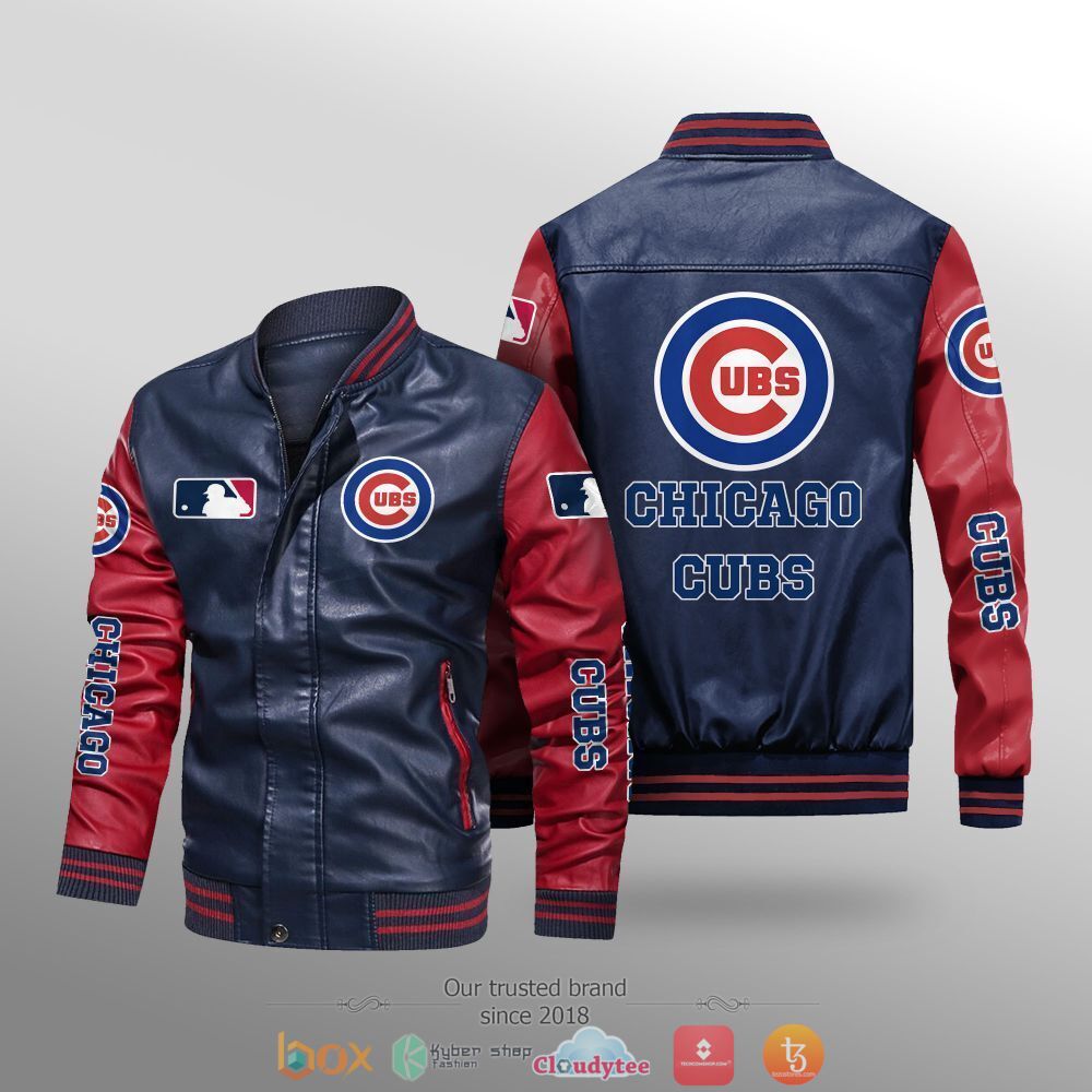 MLB_Chicago_Cubs_Leather_bomber_jacket_1