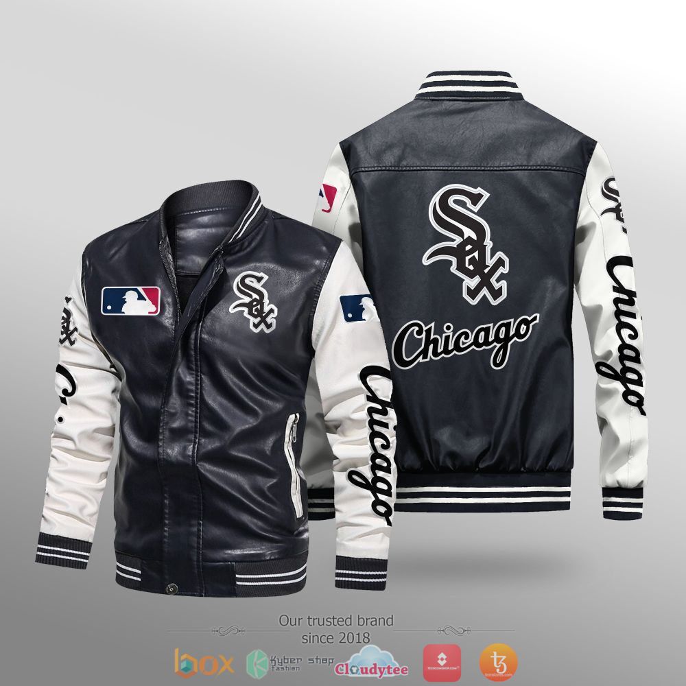 MLB_Chicago_White_Sox_Leather_bomber_jacket