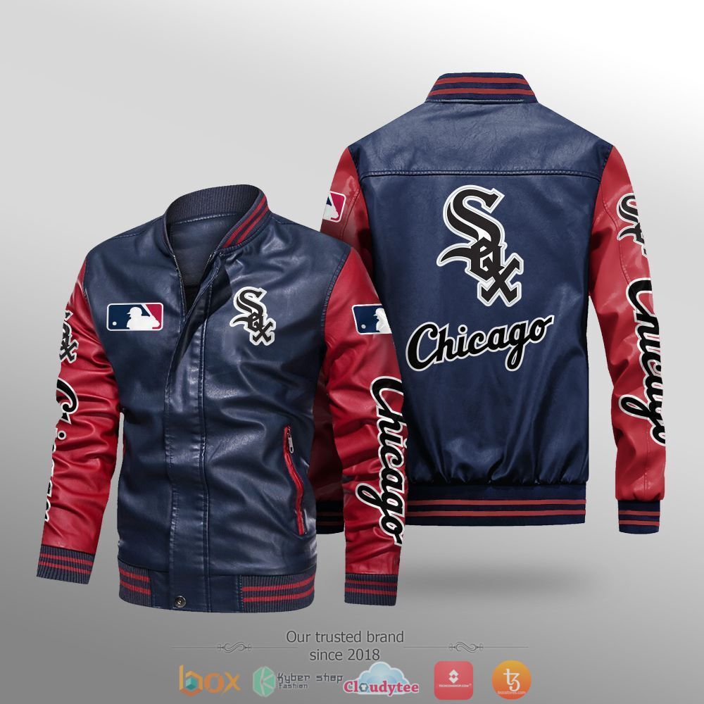MLB_Chicago_White_Sox_Leather_bomber_jacket_1