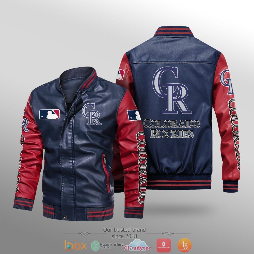 MLB_Colorado_Rockies_Leather_bomber_jacket_1