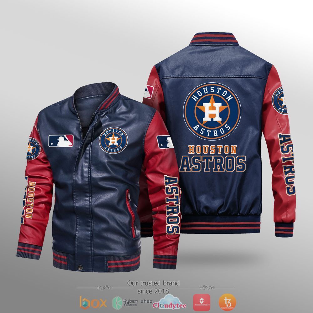 MLB_Houston_Astros_Leather_bomber_jacket_1