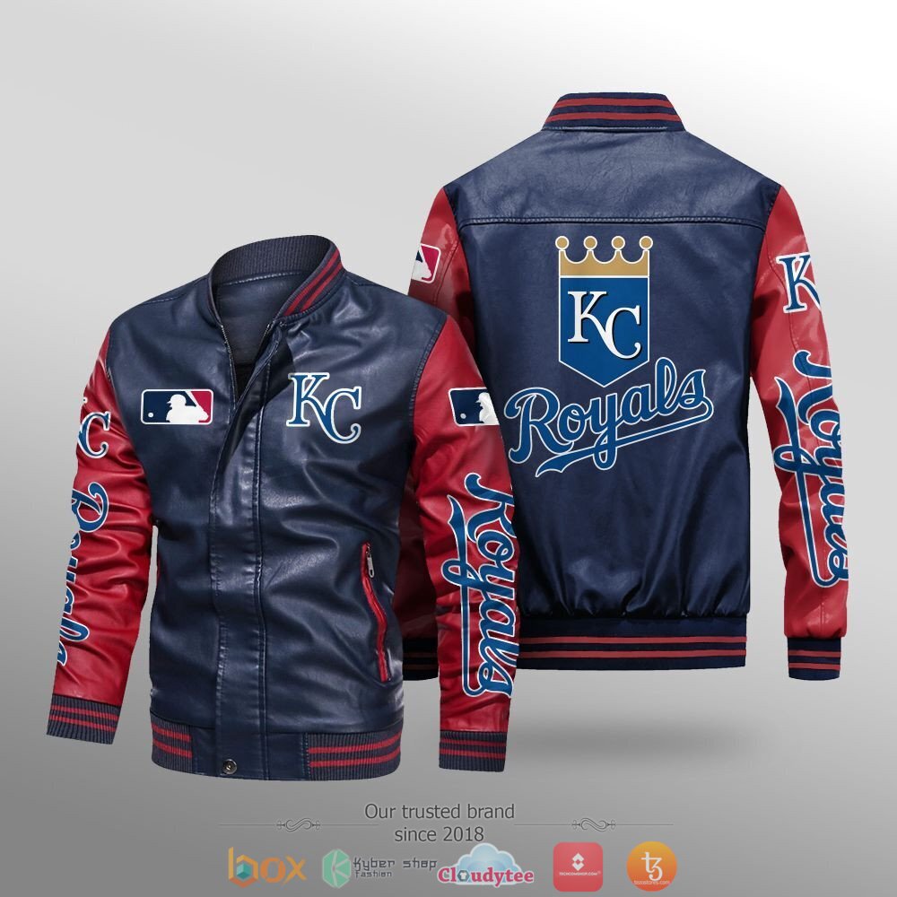 MLB_Kansas_City_Royals_Leather_bomber_jacket_1