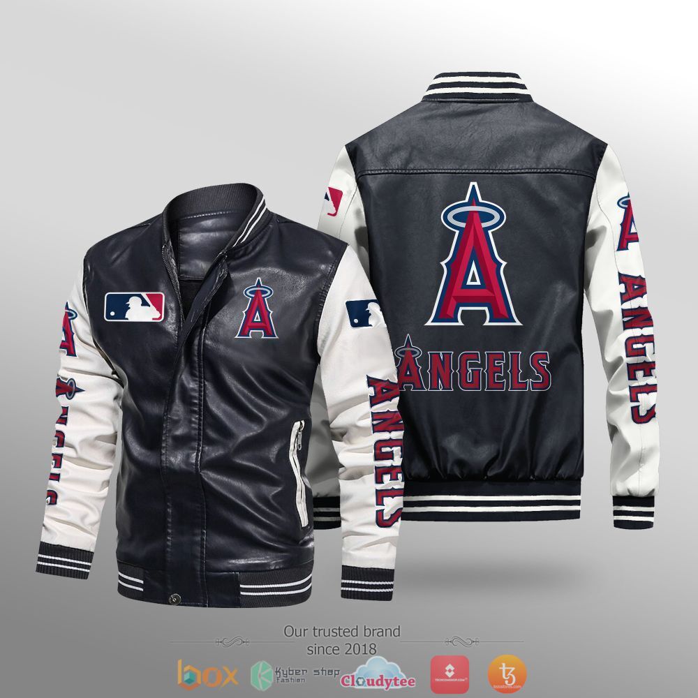 MLB_Los_Angeles_Angels_Leather_bomber_jacket