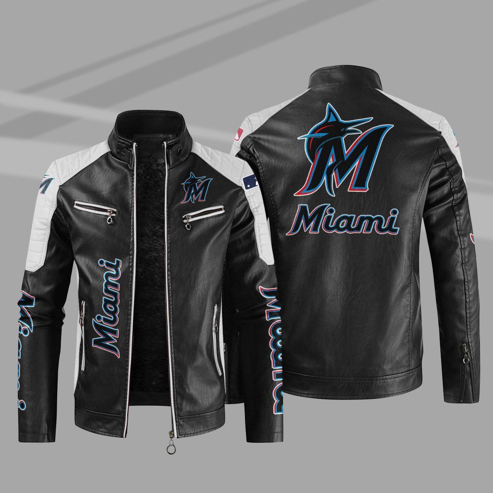 MLB_Miami_Marlins_Block_Leather_Jacket
