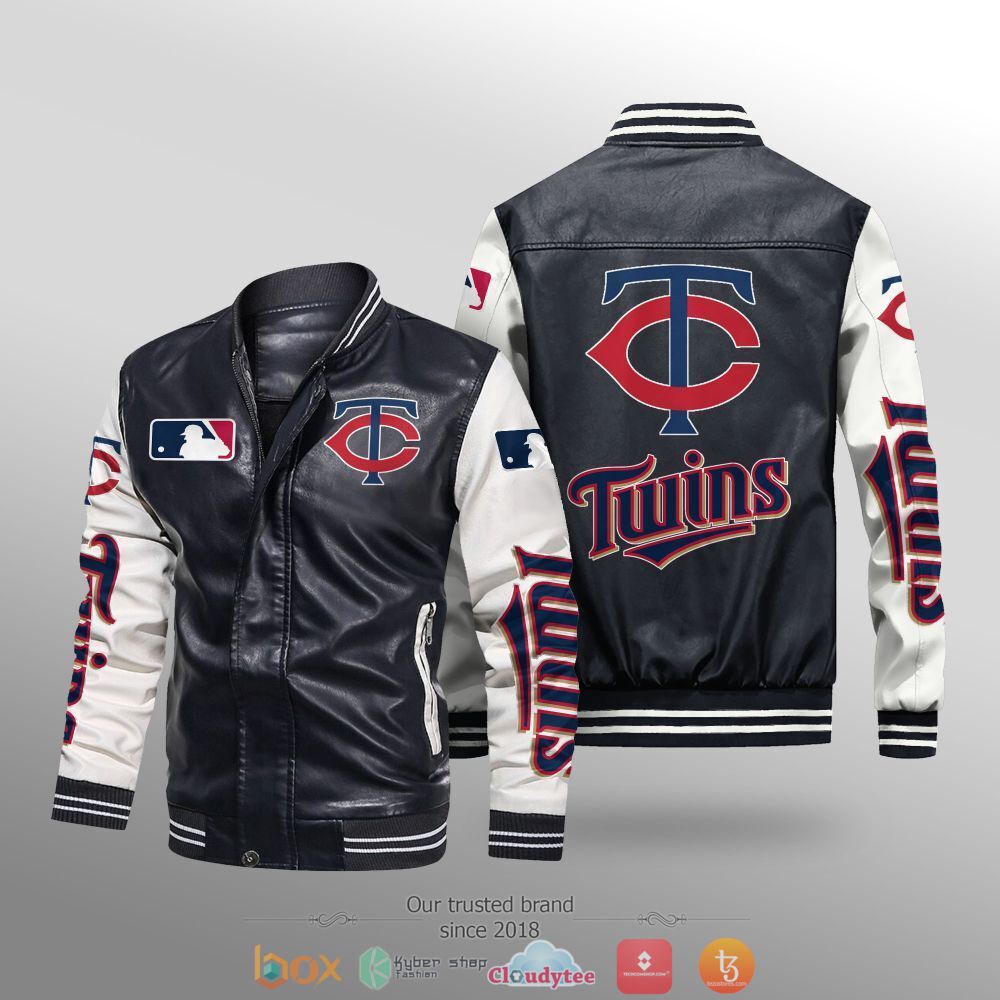 MLB_Minnesota_Twins_Leather_bomber_jacket