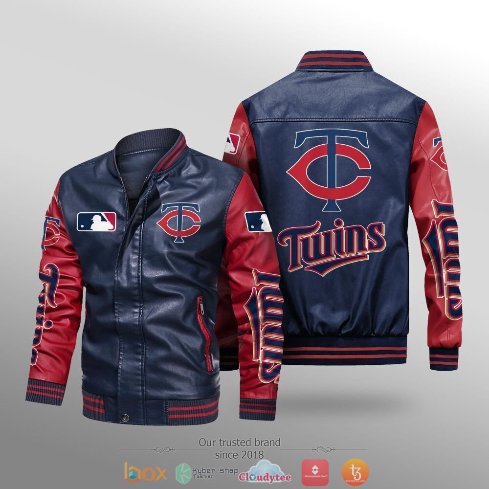 MLB_Minnesota_Twins_Leather_bomber_jacket_1