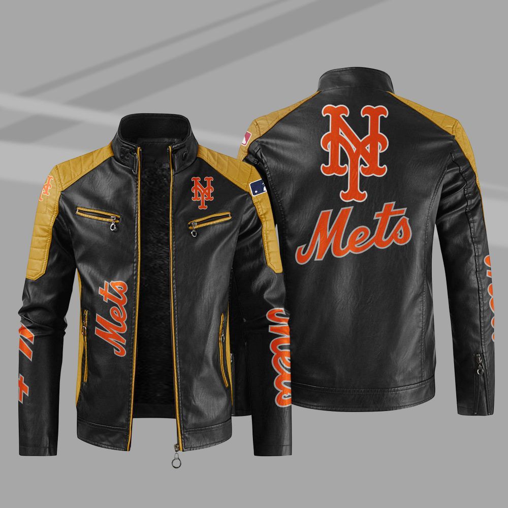 MLB_New_York_Mets_Block_Leather_Jacket_1