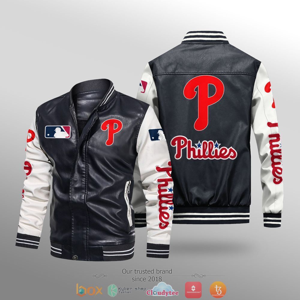 MLB_Philadelphia_Phillies_Leather_bomber_jacket