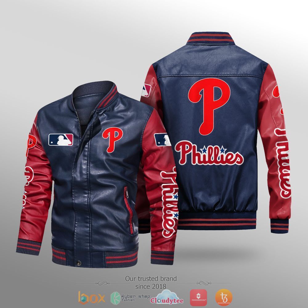 MLB_Philadelphia_Phillies_Leather_bomber_jacket_1