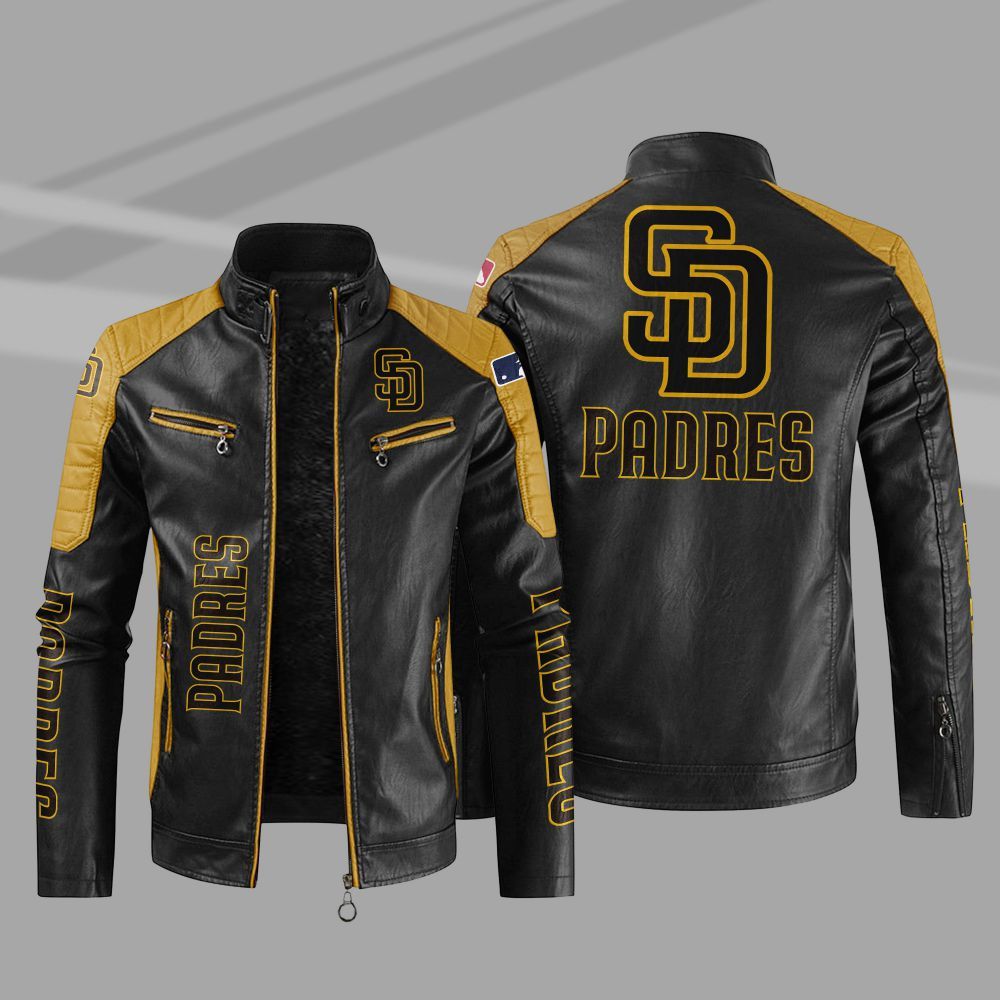 MLB_San_Diego_Padres_Block_Leather_Jacket_1