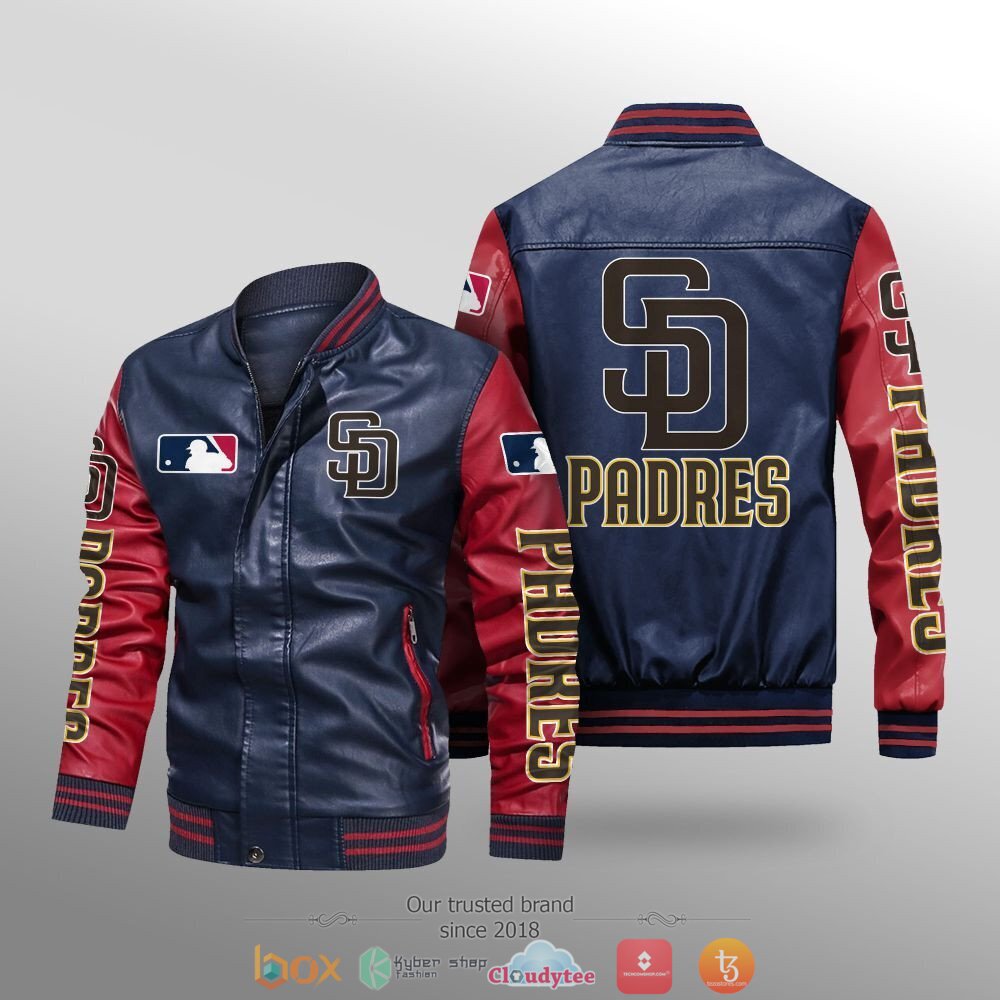 MLB_San_Diego_Padres_Leather_bomber_jacket_1