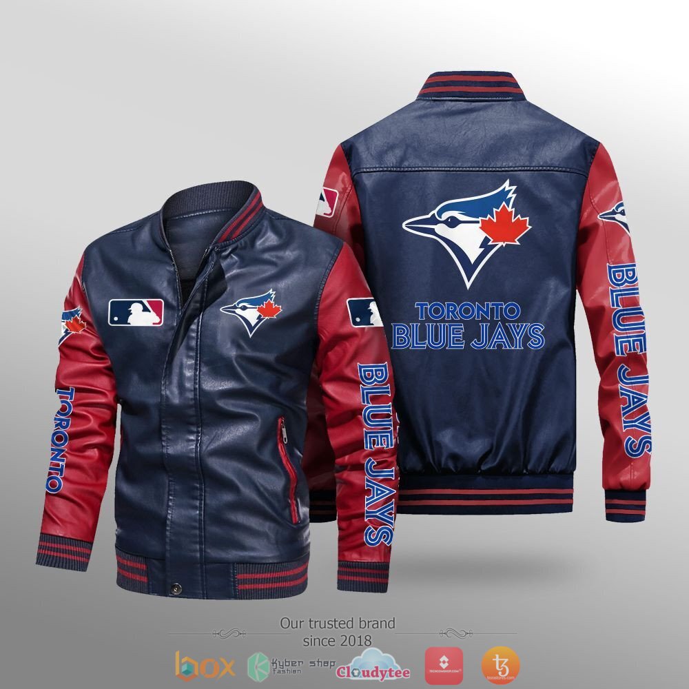 MLB_Toronto_Blue_Jays_Leather_bomber_jacket_1