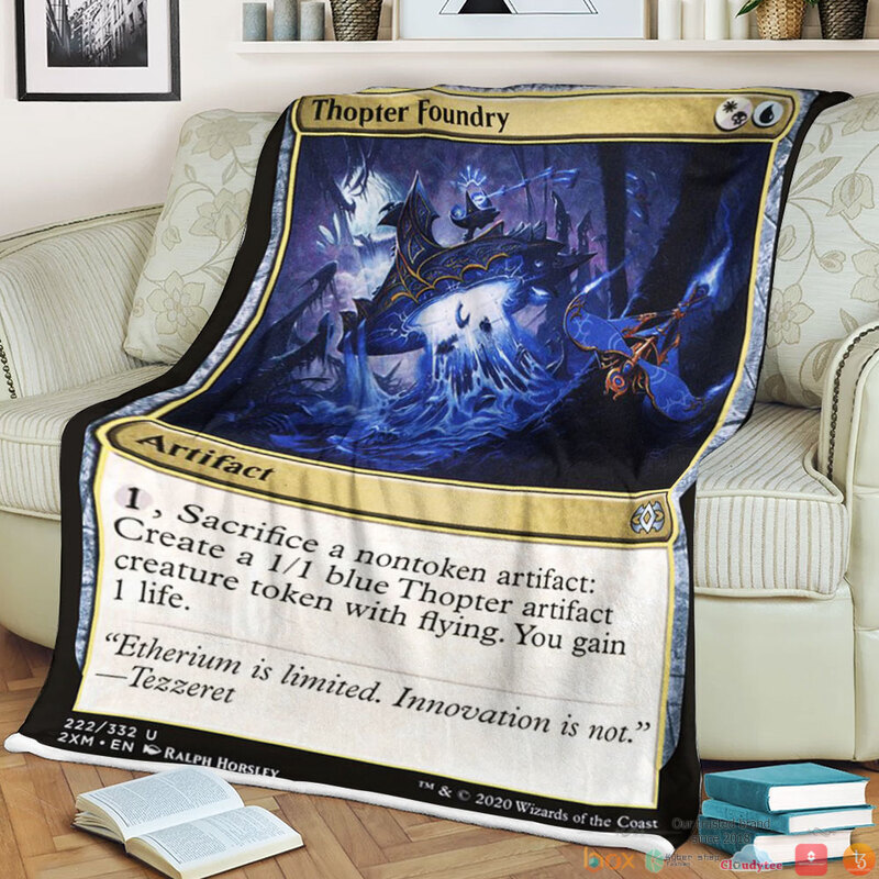 Magic_The_Gathering_2Xm_222_Thopter_Foundry_Blanket