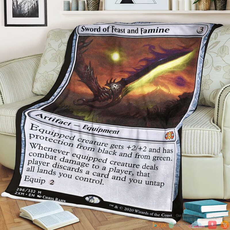 Magic_The_Gathering_2Xm_296_Sword_Of_Feast_And_Famine_Blanket