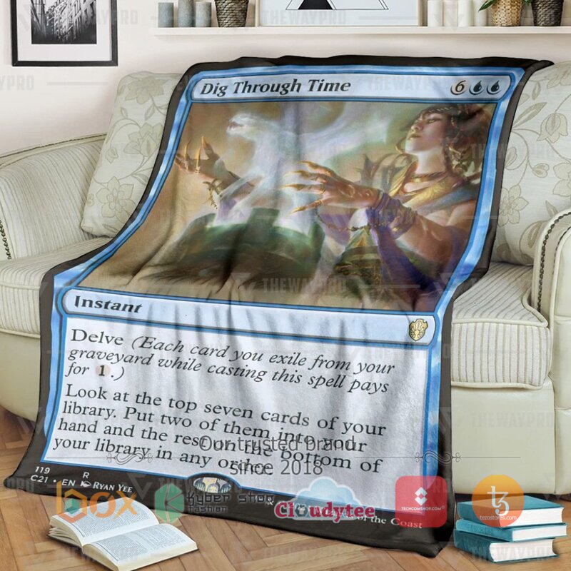 Magic_The_Gathering_Dig_Through_Time_Blanket