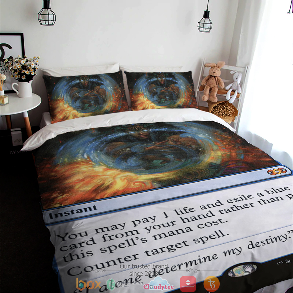 Magic_The_Gathering_Force_Of_Will_Custom_Soft_Bedding_Set