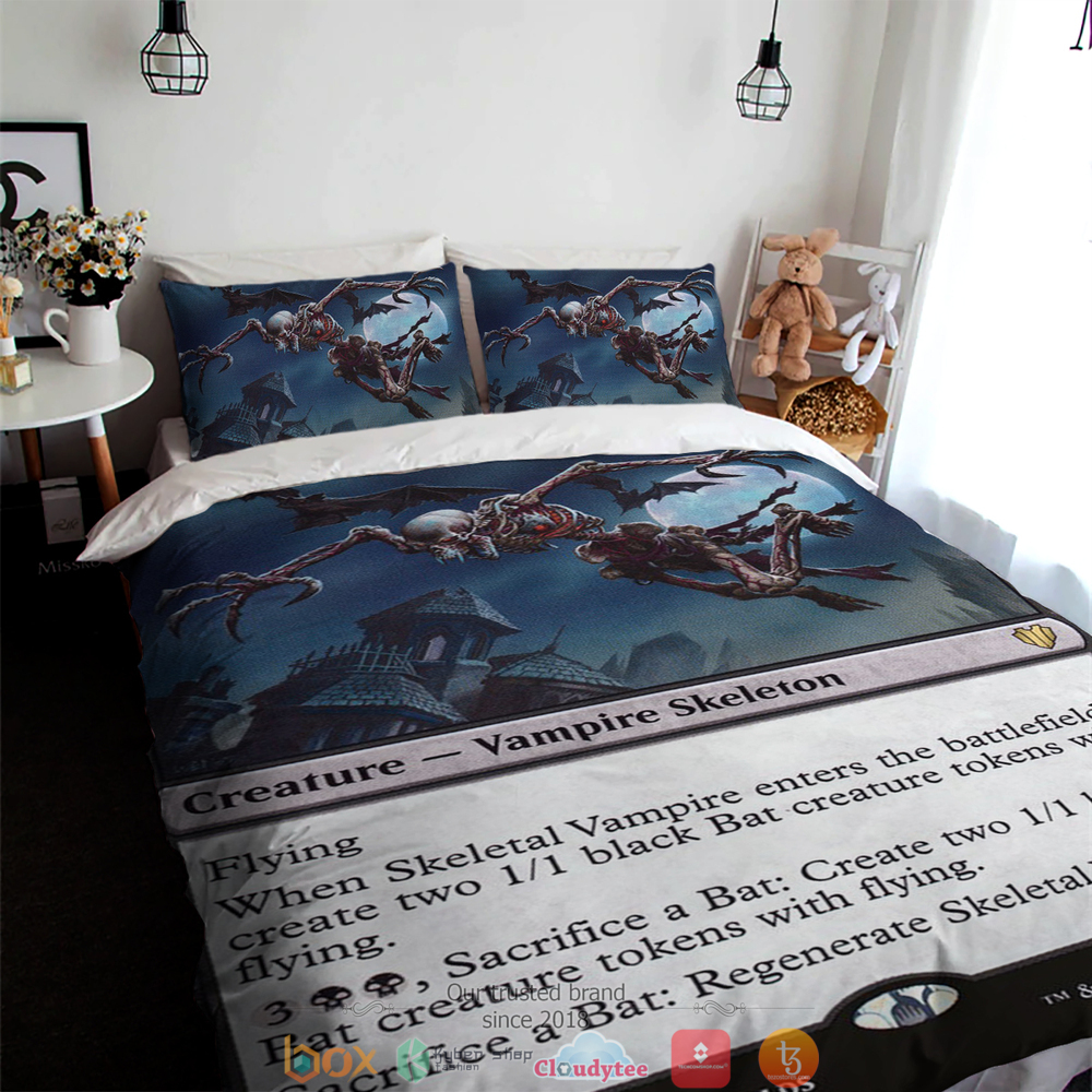 Magic_The_Gathering_Skeletal_Vampire_Bedding_Set