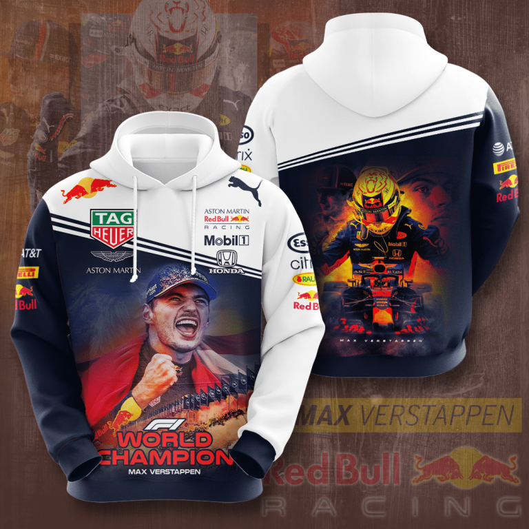 Max-Verstappen-World-Champion-Red-Bull-3d-hoodie