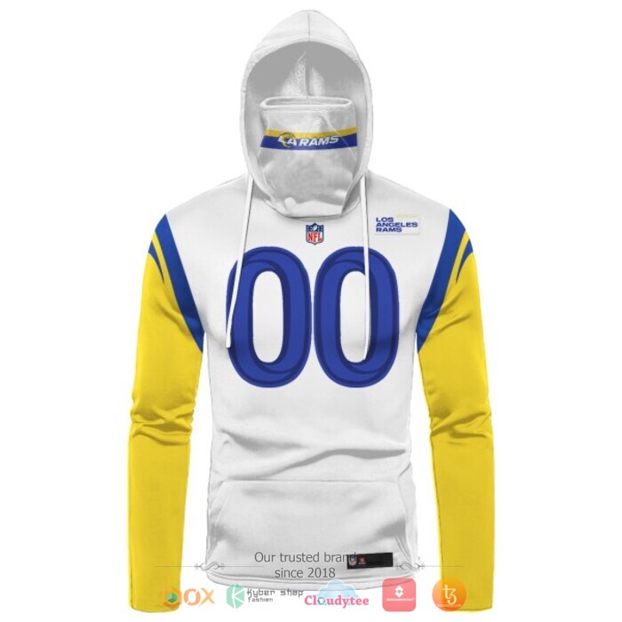 Personalized_NFL_Los_Angeles_Rams_3d_hoodie_mask_1