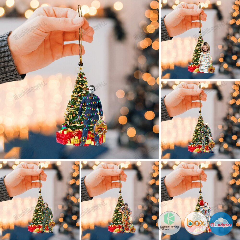 Michael_Myers_Near_Christmas_And_Pumpkin_Led_Lights_Christmas_Ornament