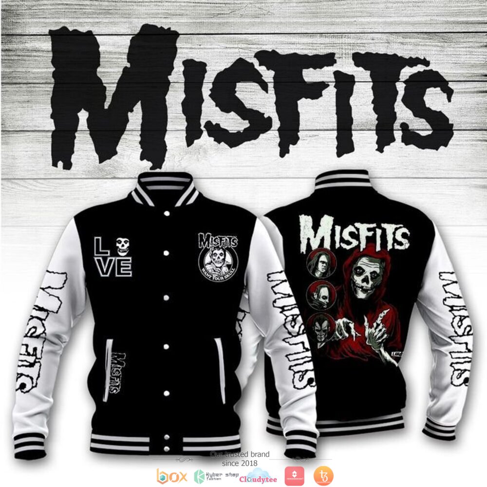 Misfits_band_Love_Baseball_jacket