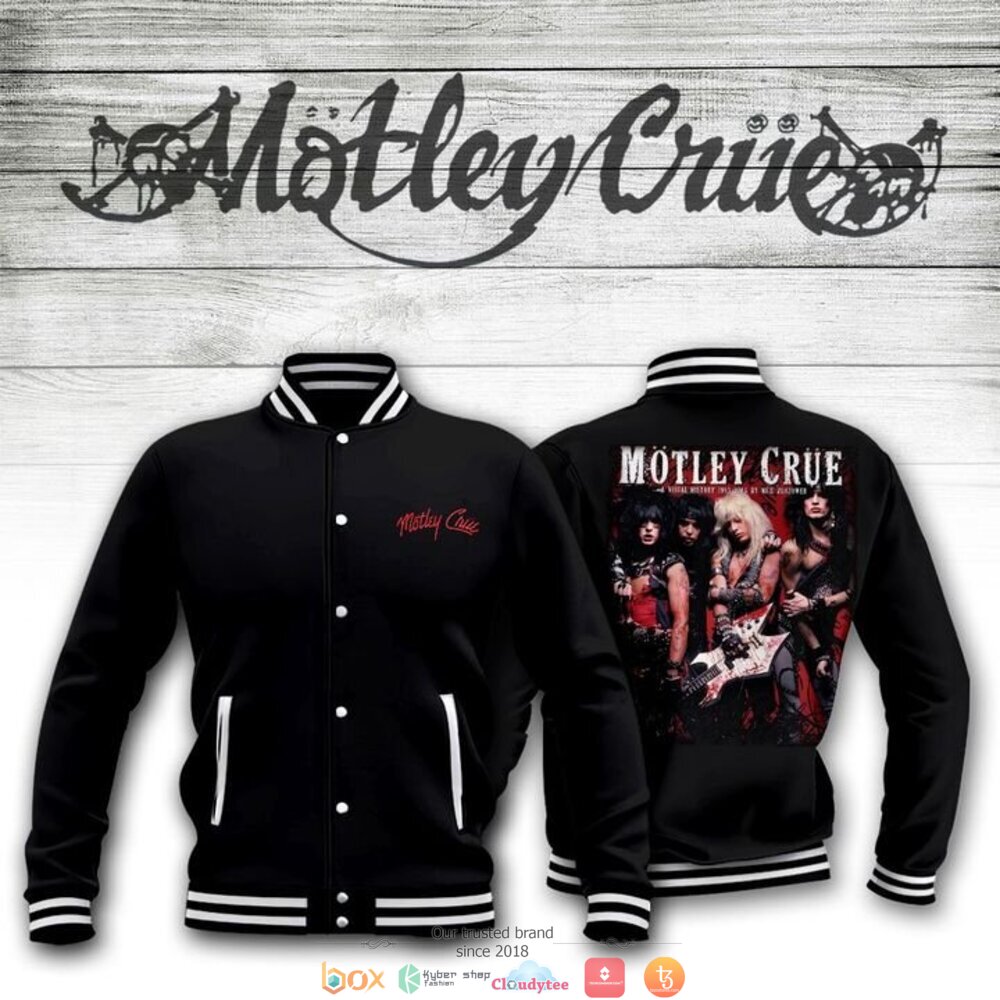 Motley_Crue_band_black_Baseball_jacket