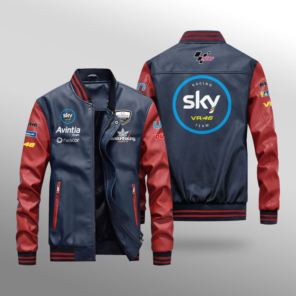 MotoGP_Sky_VR46_Avintia_Team_Leather_Bomber_Jacket_1