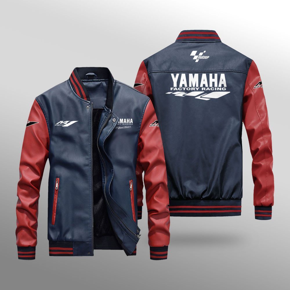 MotoGP_Yamaha_Factory_Racing_Leather_Bomber_Jacket_1