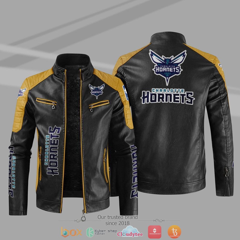 NBA_Charlotte_Hornets_Block_leather_jacket_1