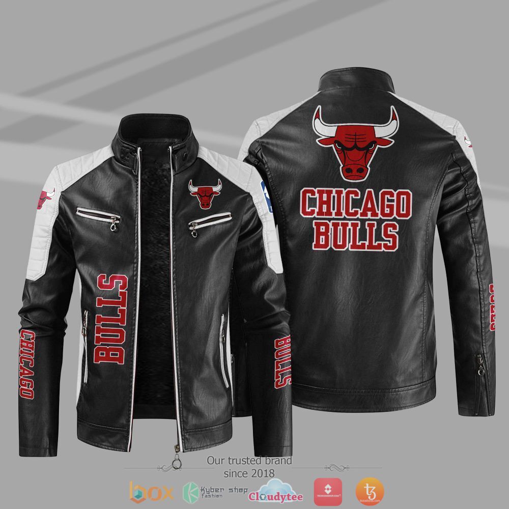 NBA_Chicago_Bulls_Block_leather_jacket