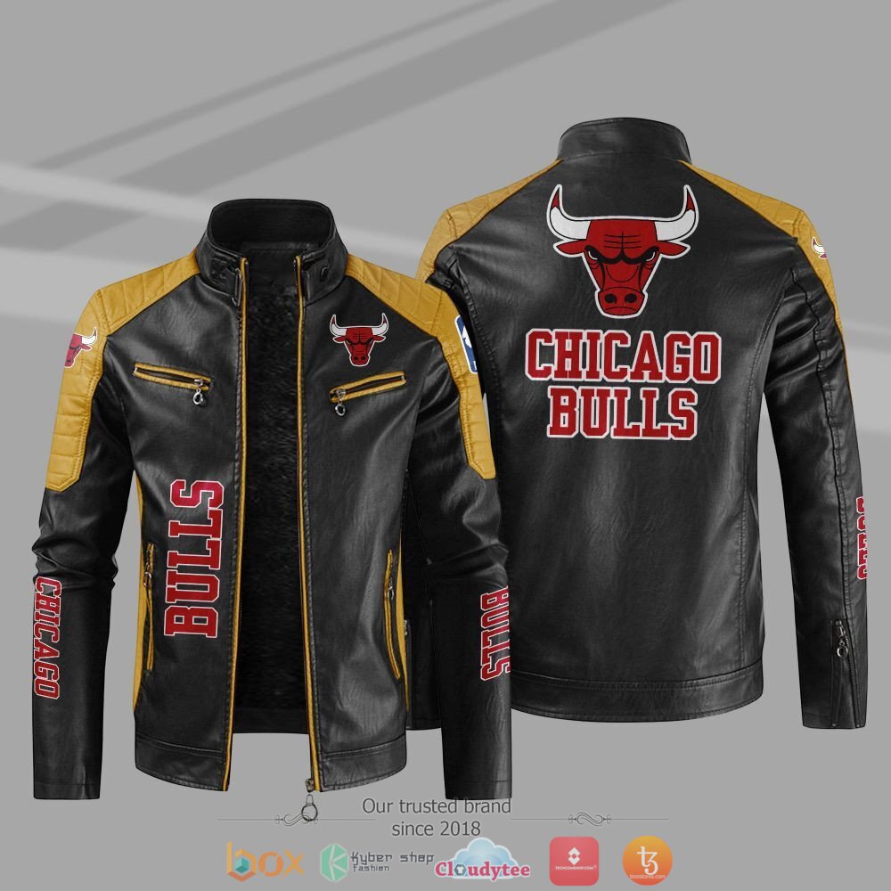 NBA_Chicago_Bulls_Block_leather_jacket_1