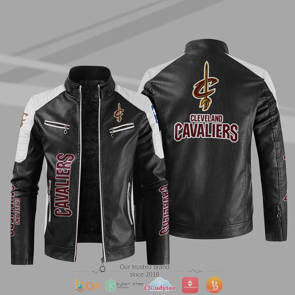 NBA_Cleveland_Cavaliers_Block_leather_jacket
